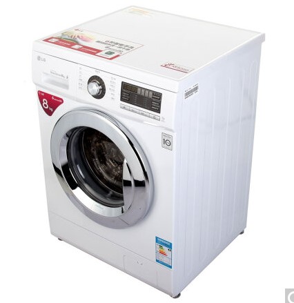 京东商城lgwdt12410d8公斤直驱dd变频滚筒洗衣机智能手洗模式高温洗涤